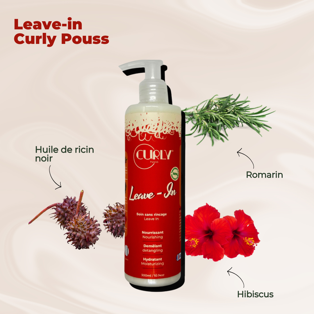 Curly Pouss - Leave-In - Hydratation & Définition - JS Organics