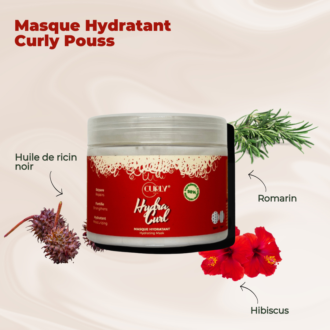 Curly Pouss - Masque Hydra Curl - Hydratation & Définition des Boucles - JS Organics