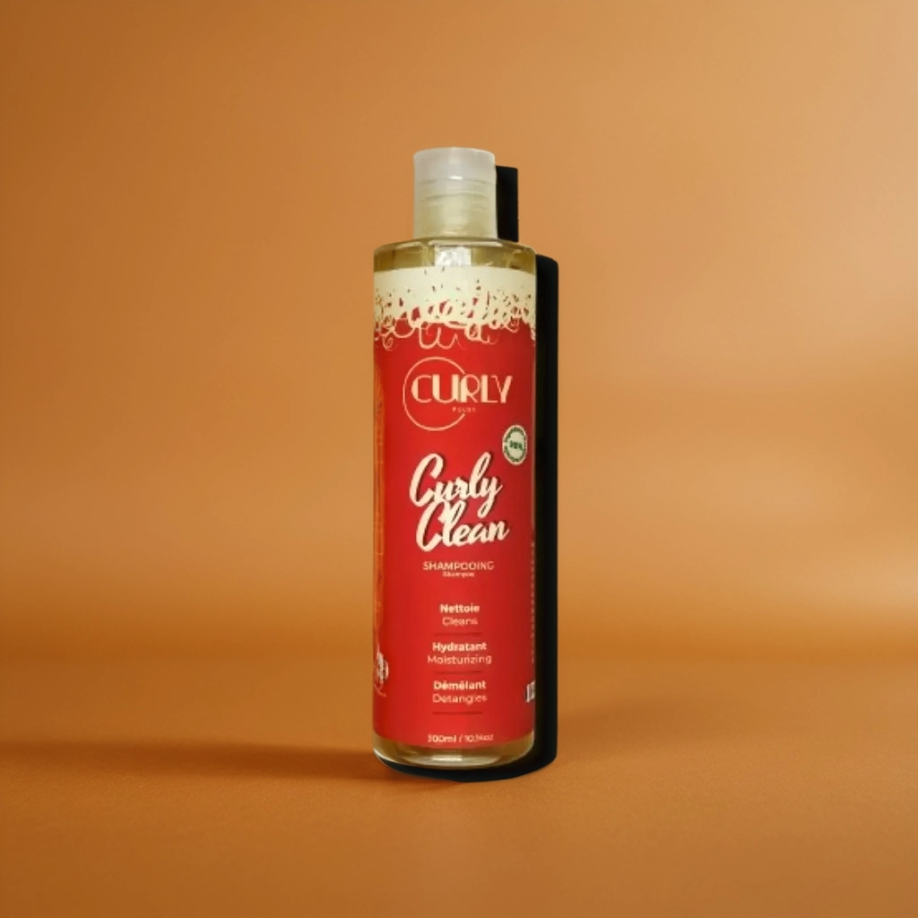 Curly Pouss - Shampooing Curly Clean - Nettoie, hydrate & définit vos boucles - JS Organics