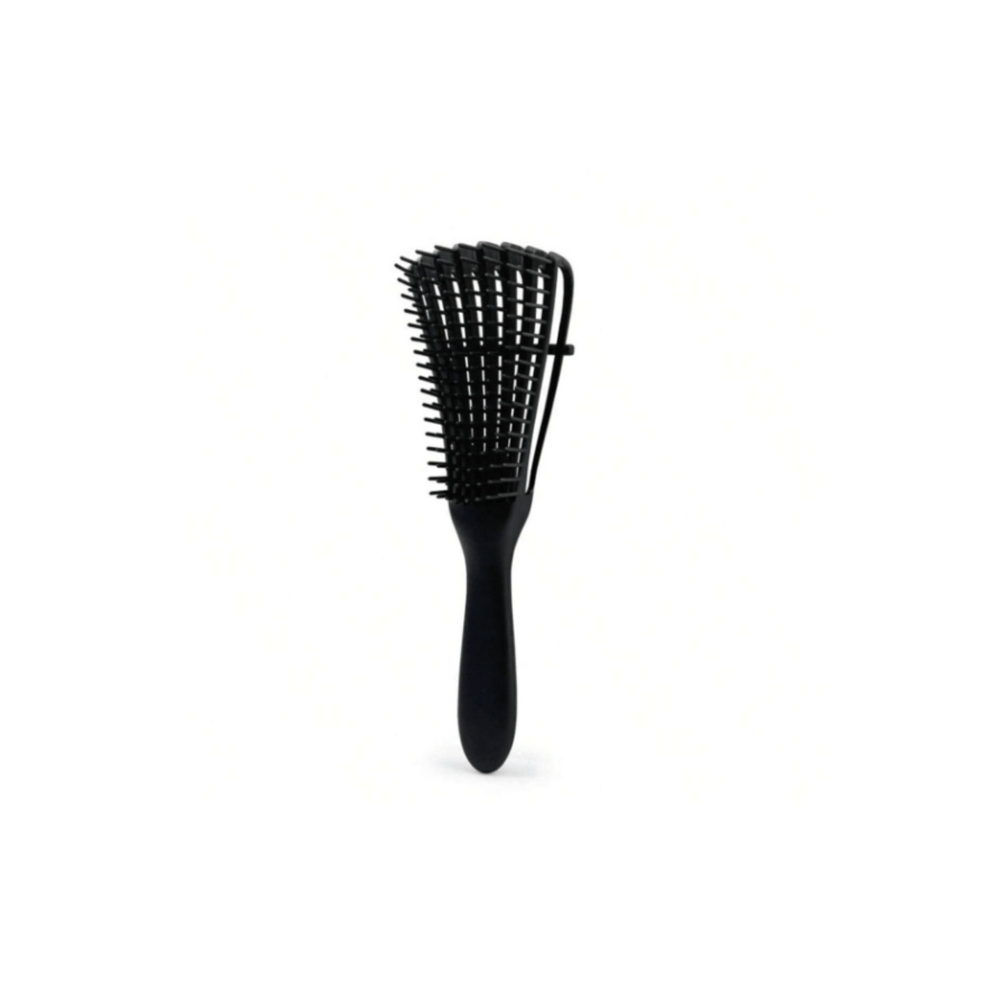 Yaz Collections - Hair Brush (BLACK) JS0522 by JS Organics, flexible detangling hair brush for all hair types.